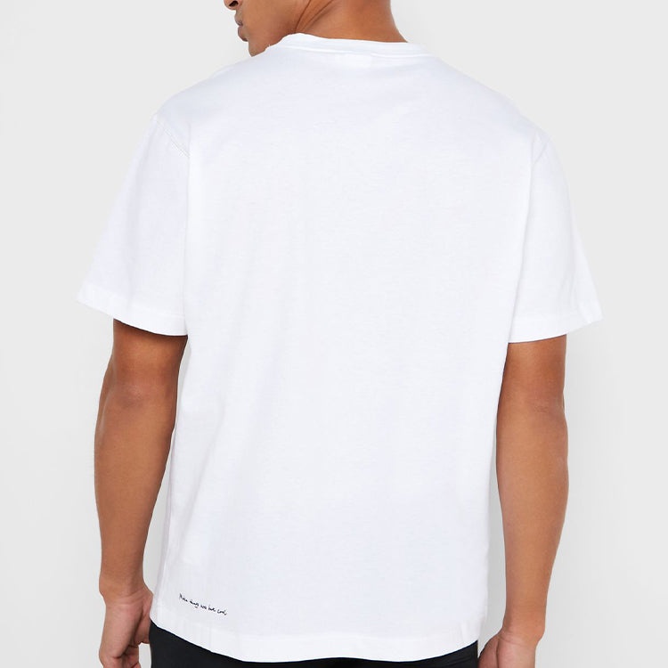 PUMA x Randomevent Casual T-Shirt 'White Black' 59666502 - 8