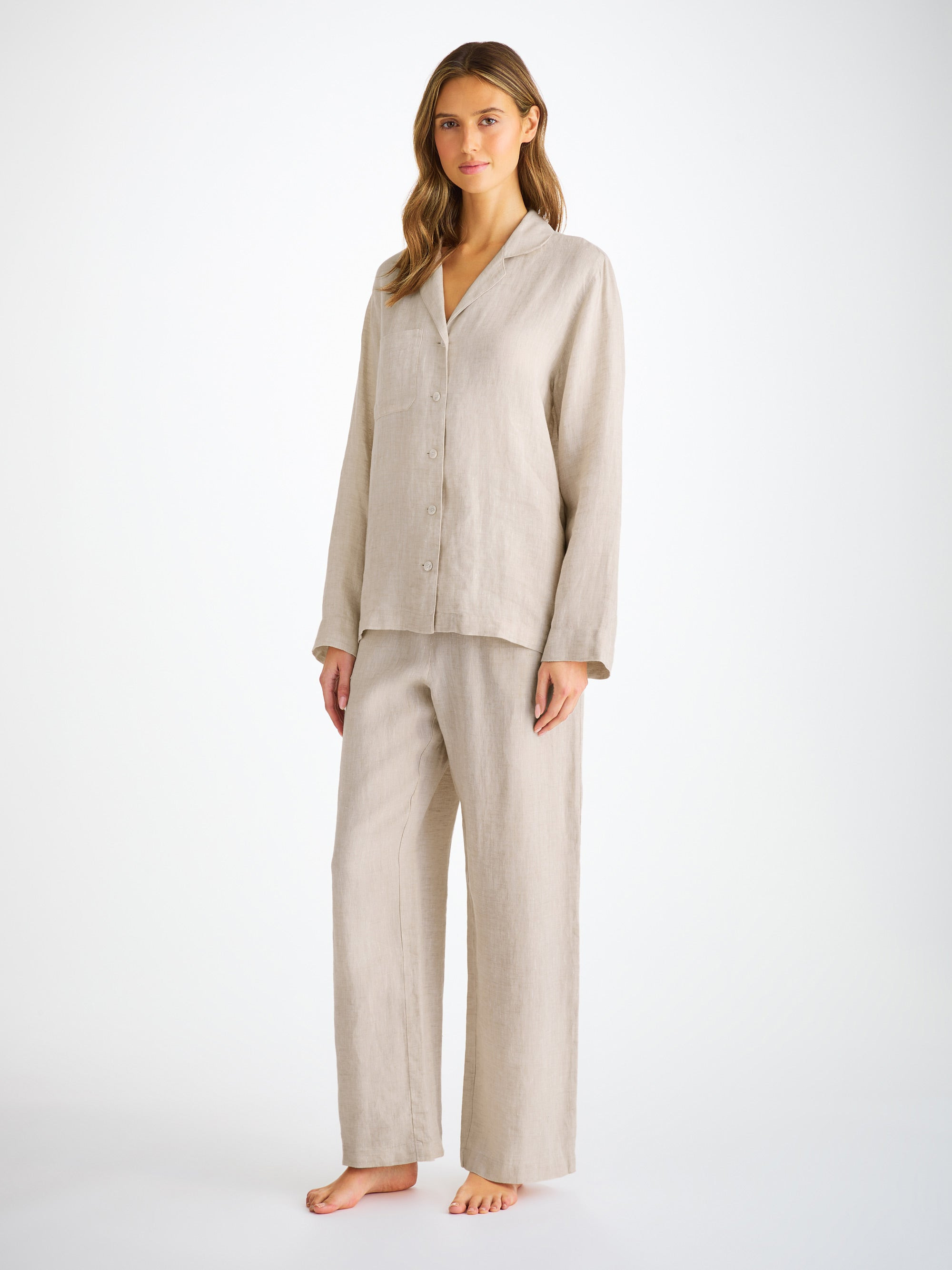 Women's Pajamas Sicily Linen Sand - 2