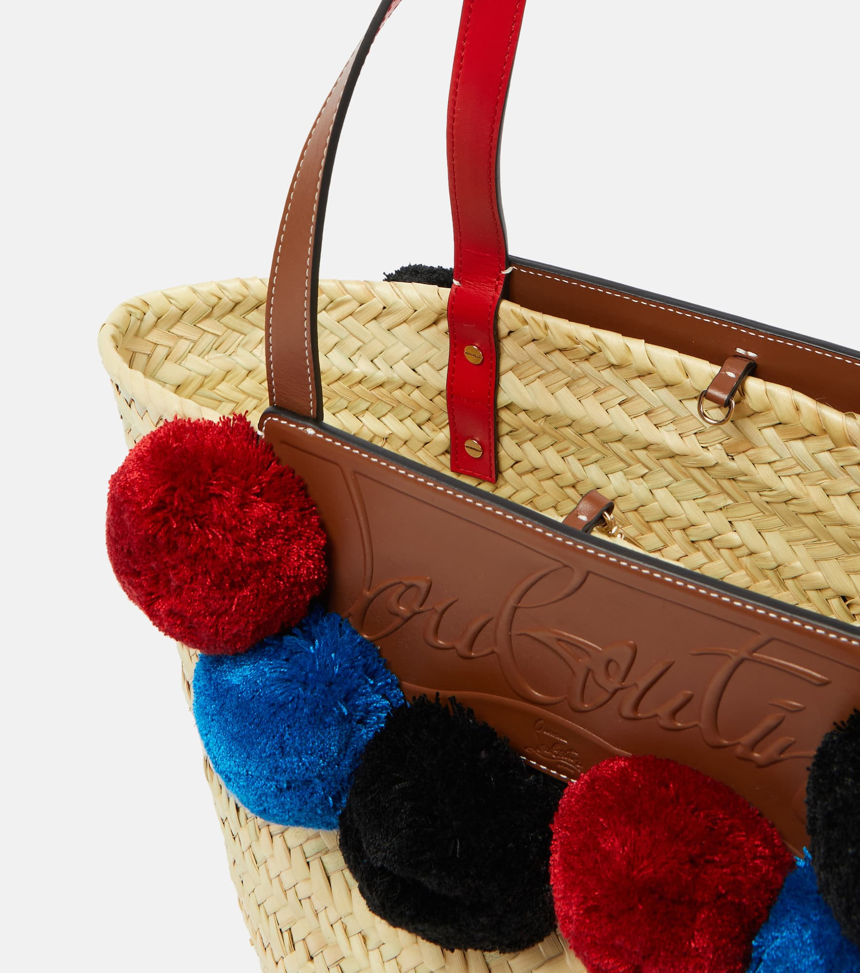 Loubishore embellished basket bag - 3