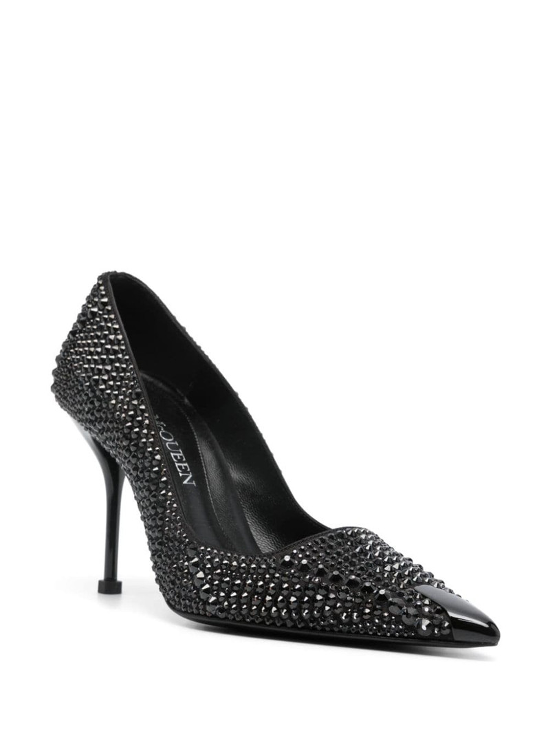 Alexander McQueen Punk 90mm rhinestone-embellished pumps outlook