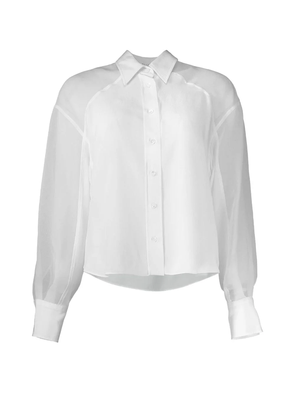 Monili long-sleeve panel shirt - 1