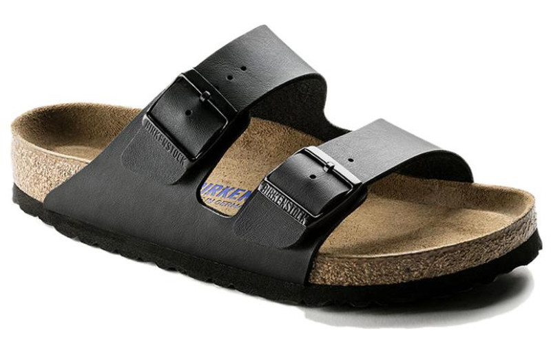 BIRKENSTOCK Birkenstock Arizona Soft Footbed Birko-Flor Narrow Fit 'Black' 0551253 outlook