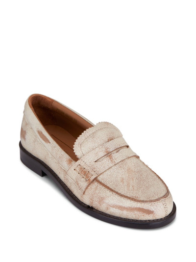 Golden Goose Jerry distressed-efffect loafers outlook