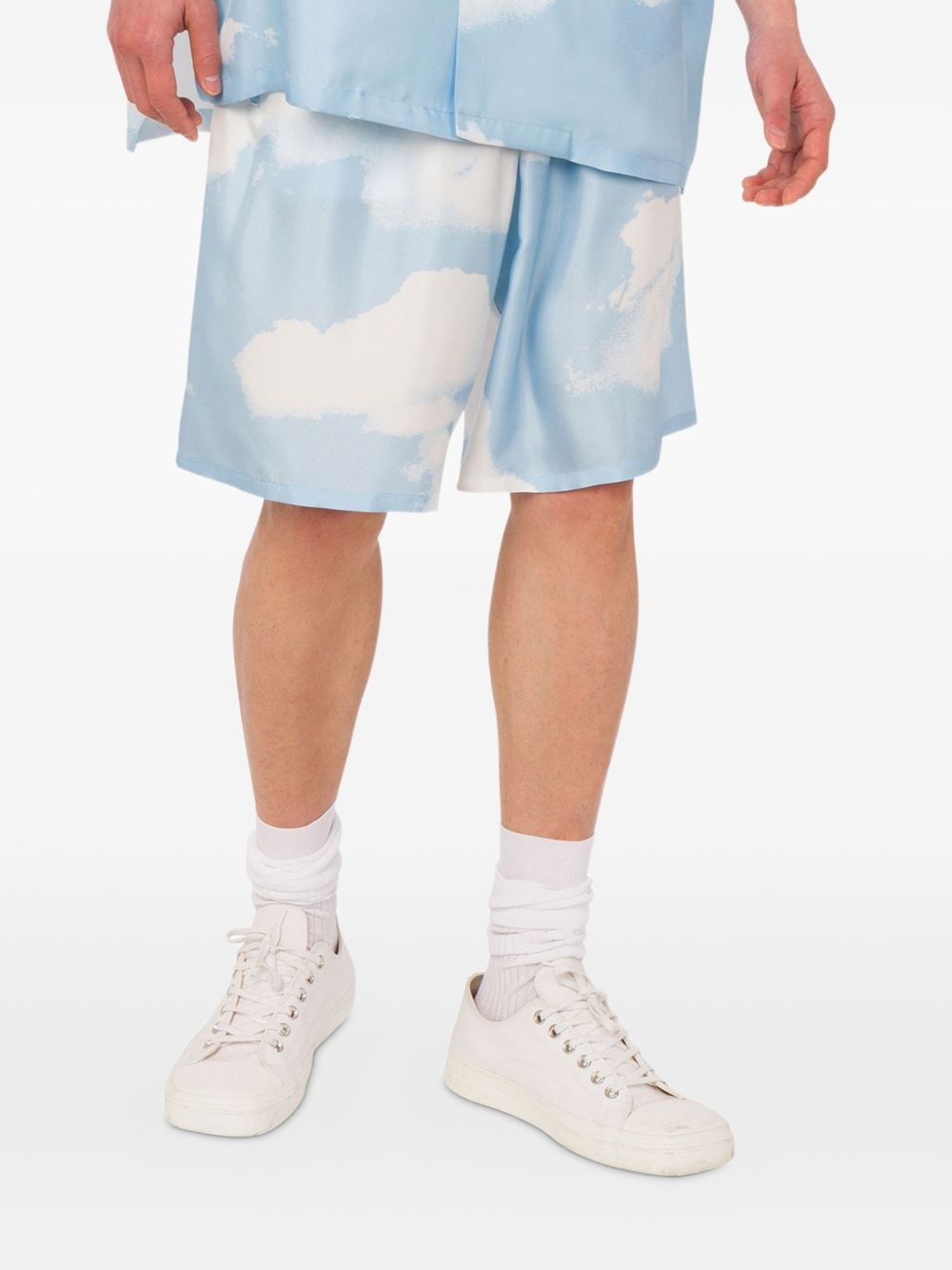 cloud-print shorts - 2