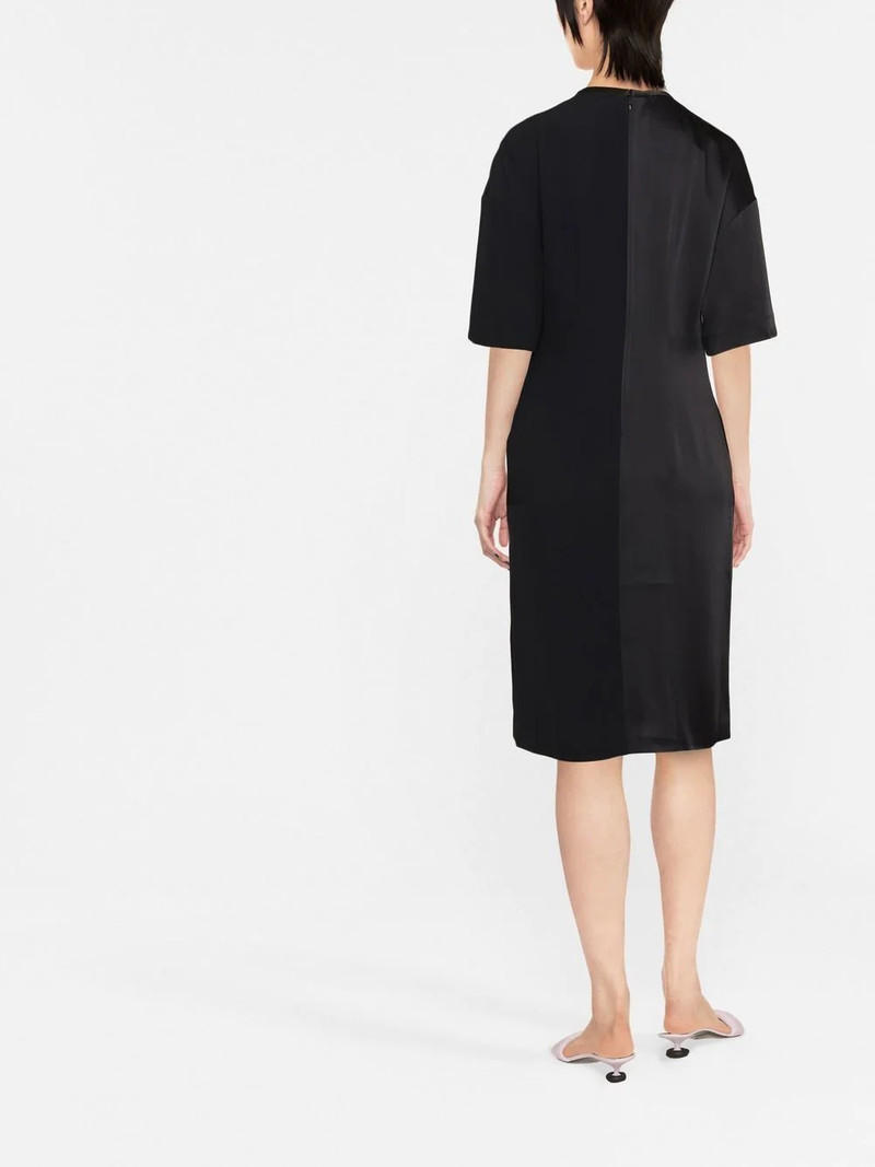 panelled draped T-shirt dress 4