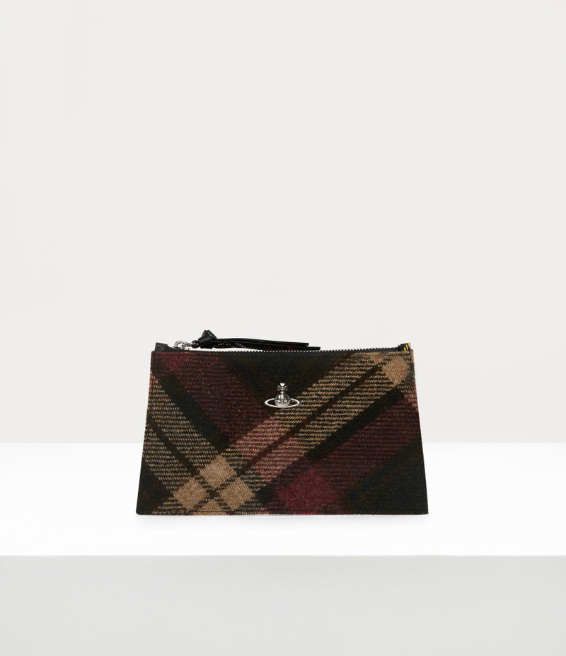 SMALL FLAT ZIP CLUTCH 1