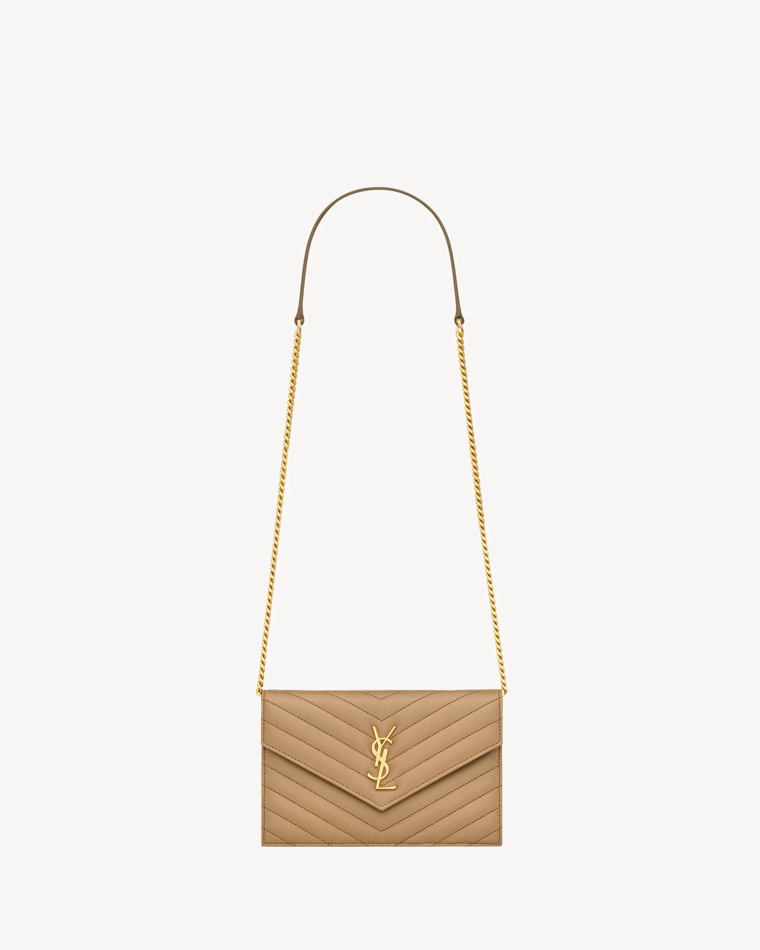 CASSANDRE ENVELOPE CHAIN WALLET IN LAMBSKIN - 1