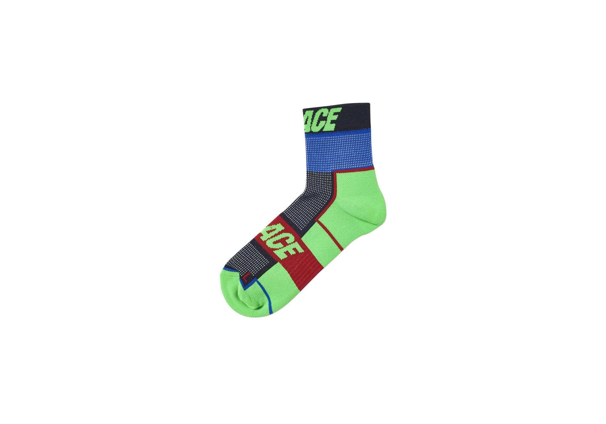 P-TECH SOCK GREEN / BLUE / RED - 1