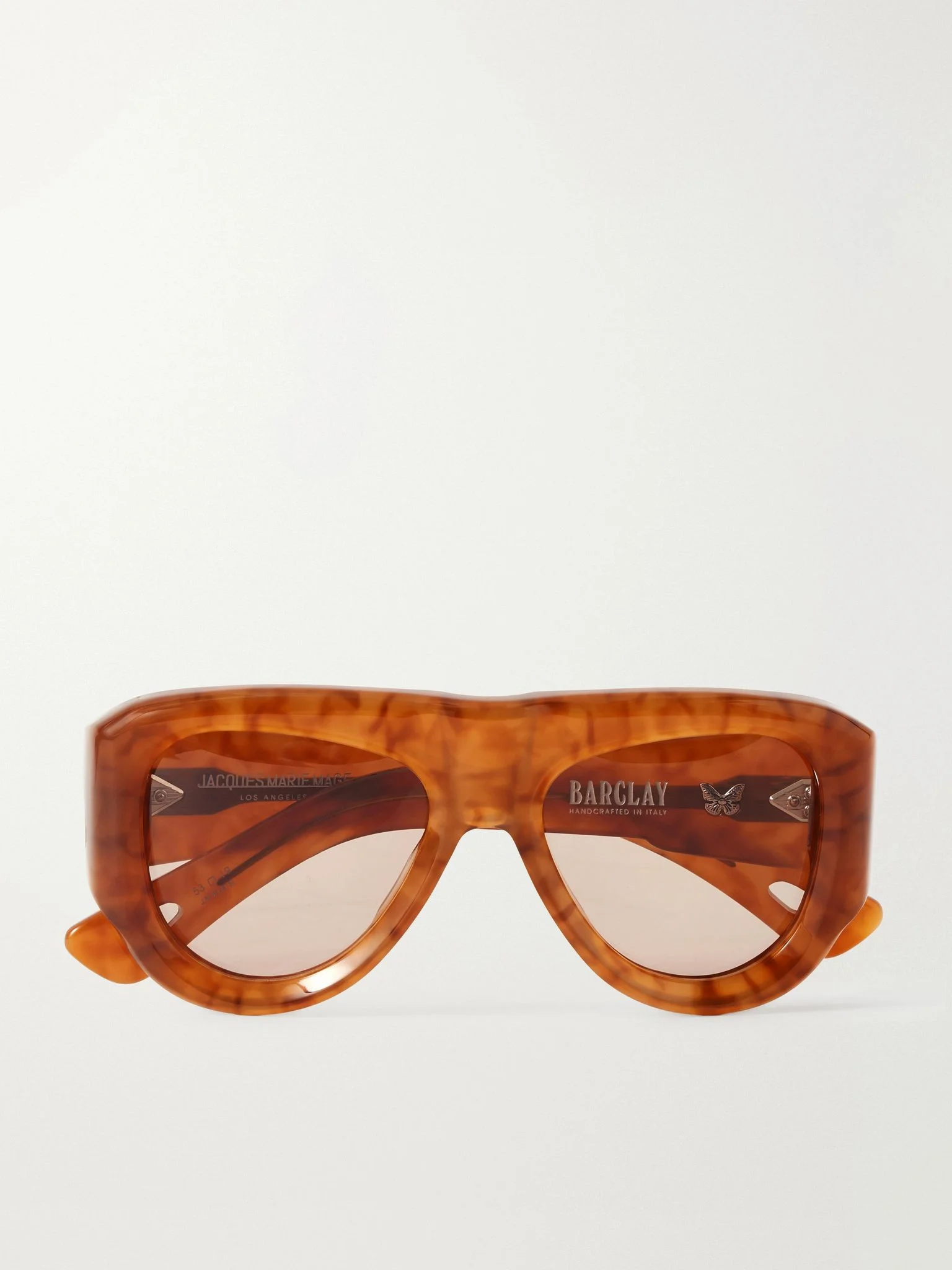 Barclay D-frame tortoiseshell acetate sunglasses Tortoiseshell - 1