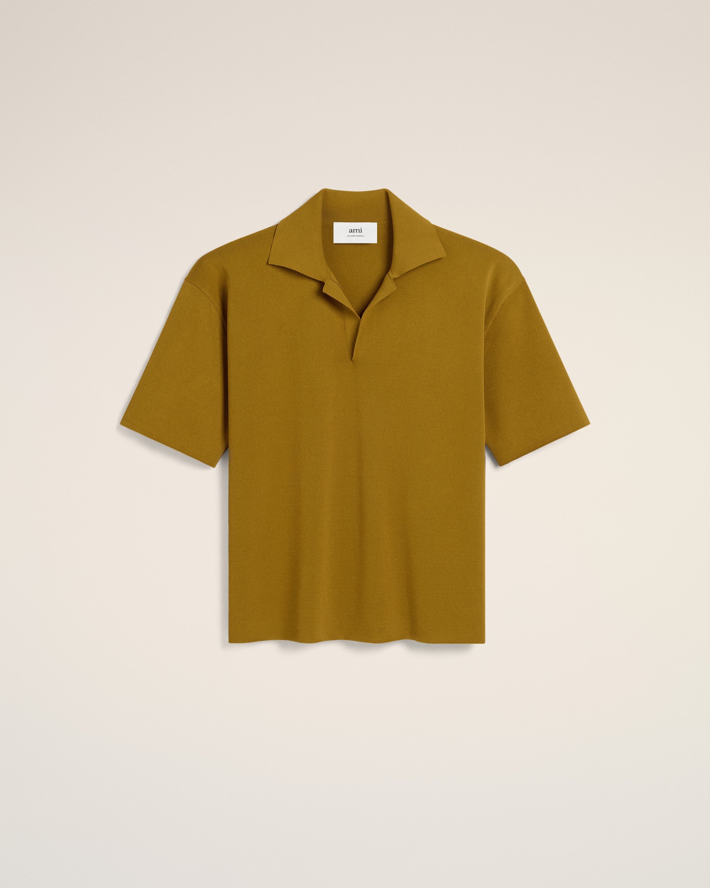 MUSTARD SHORT SLEEVE POLO - 2