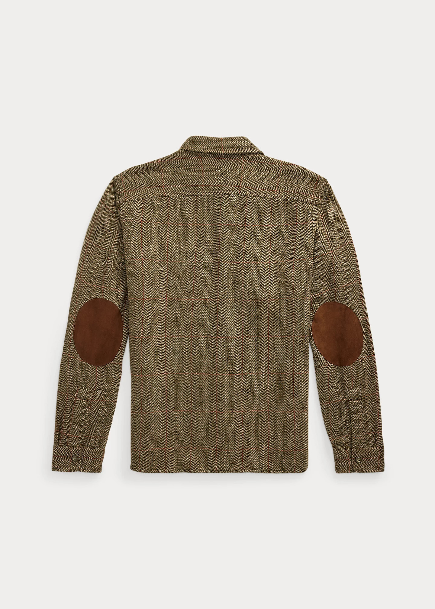 Suede-Patch Herringbone Workshirt - 2