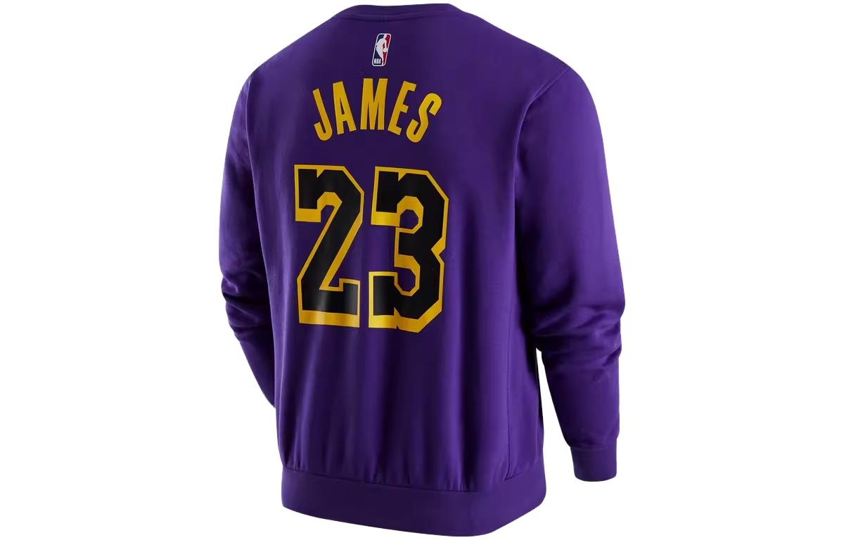 Air Jordan x NBA LA Lakers Statement Edition Sweatshirt 'Purple' DR2409-508 - 2