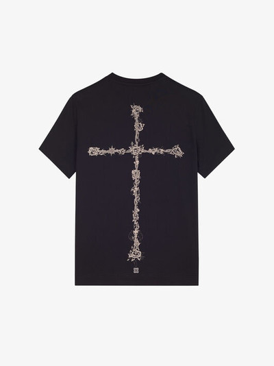 Givenchy SLIM FIT CROSS PRINTED T-SHIRT outlook