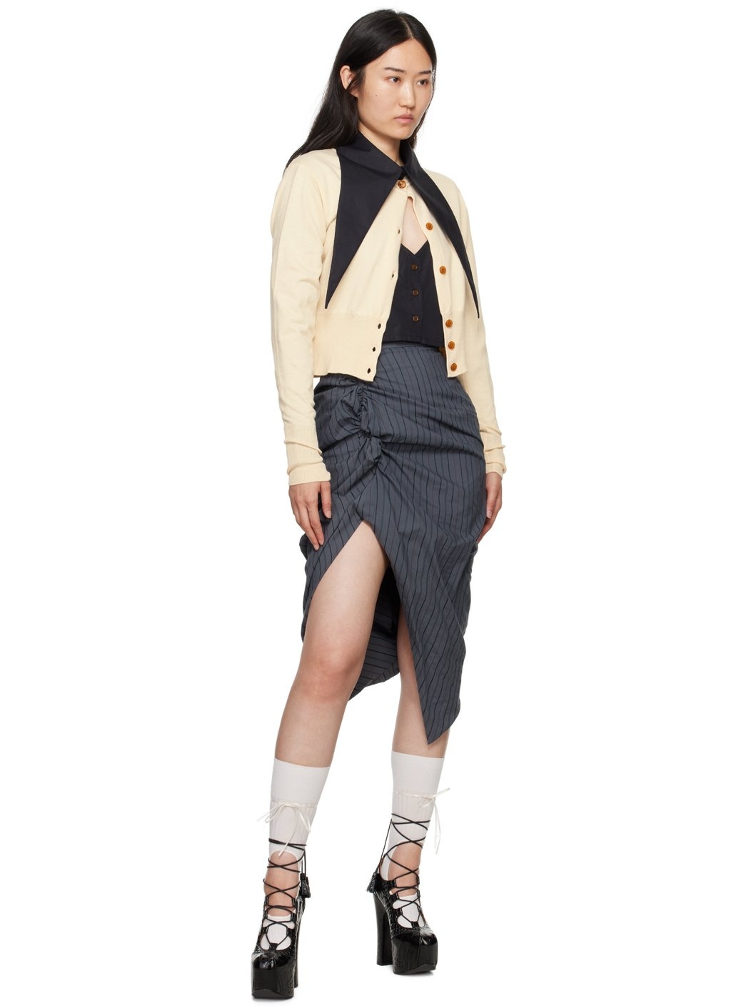 Off-White Bea Cropped Cardigan - 4