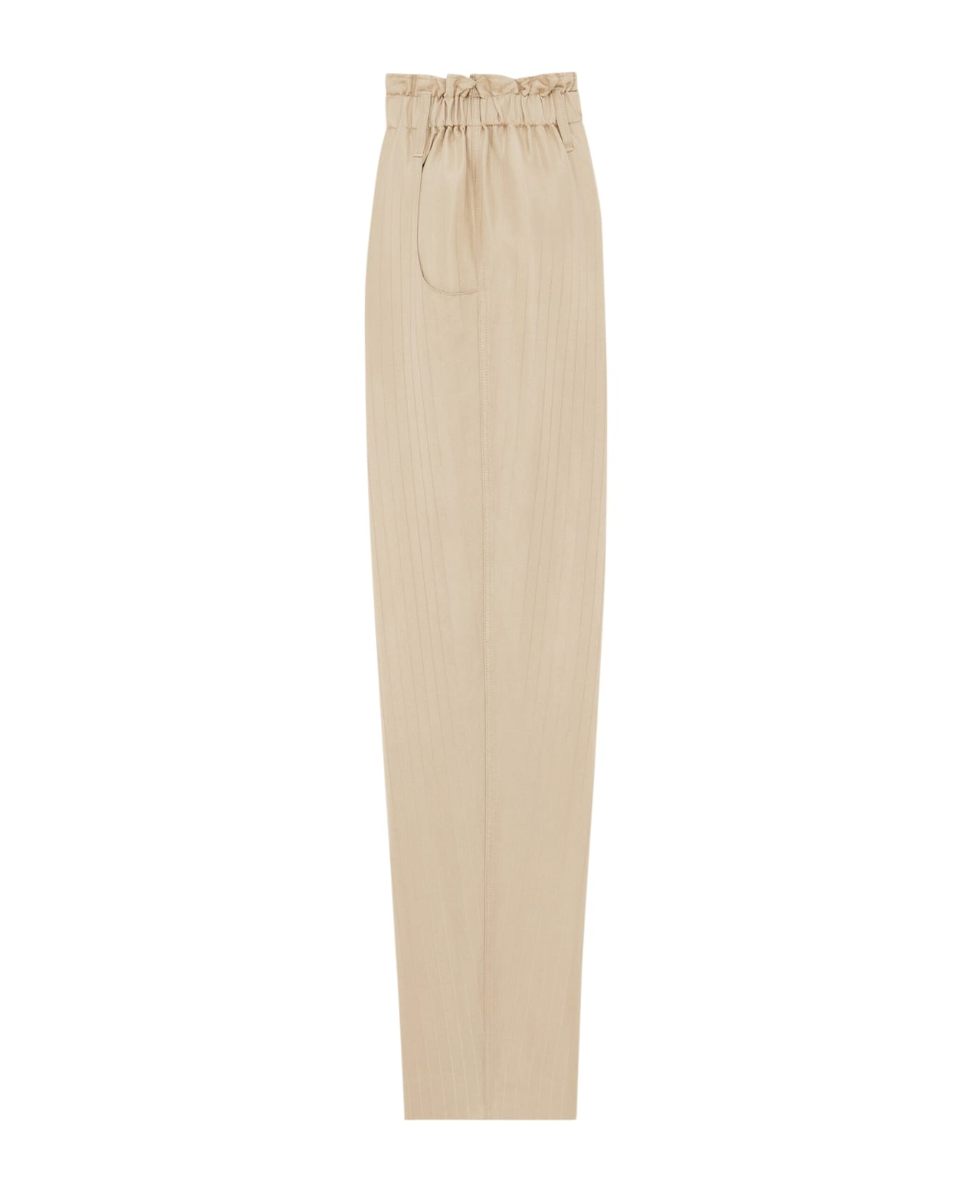 Embroidered Satin Pant - 2