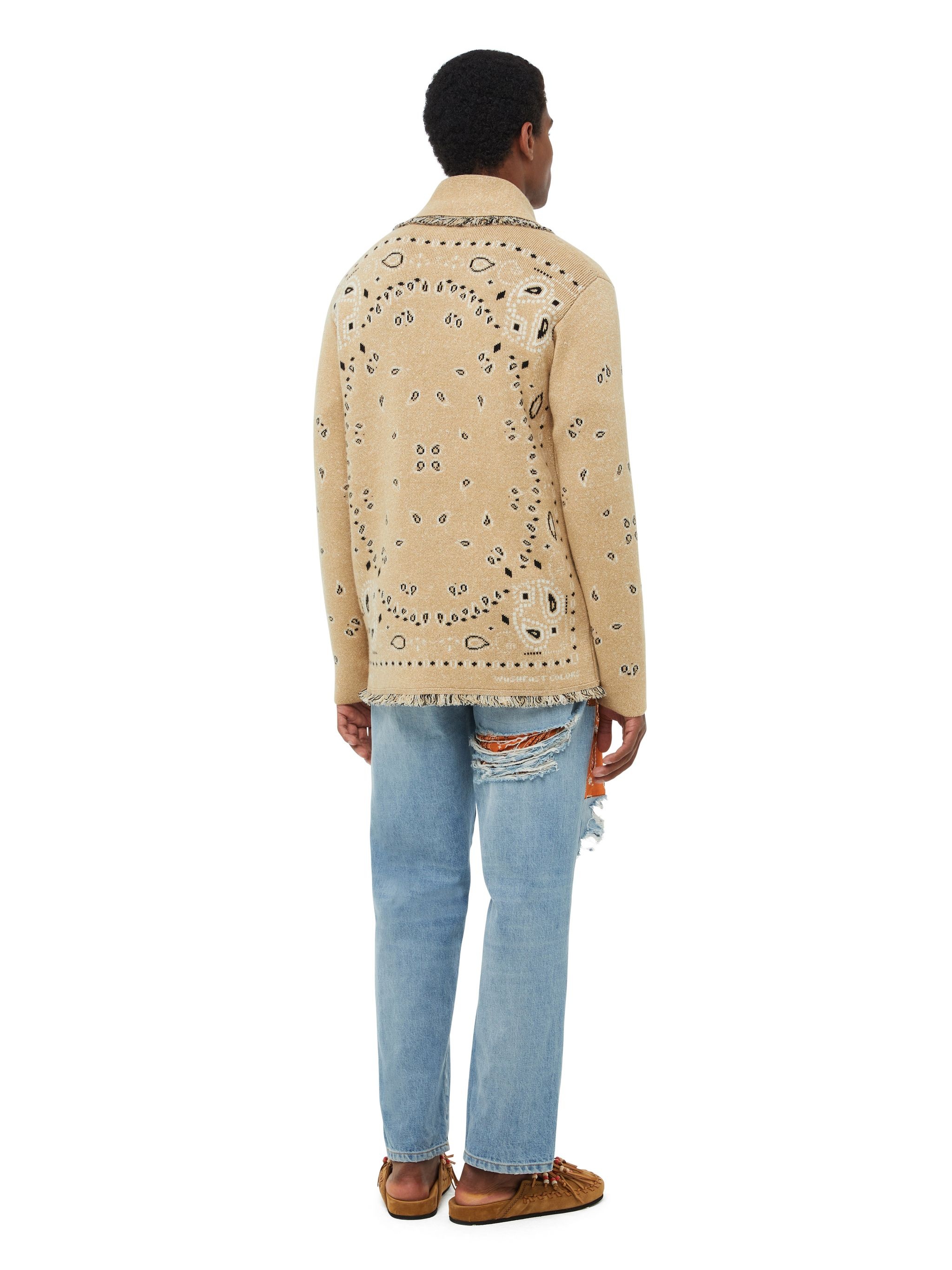 Bandana Jacquard Cardigan - 6