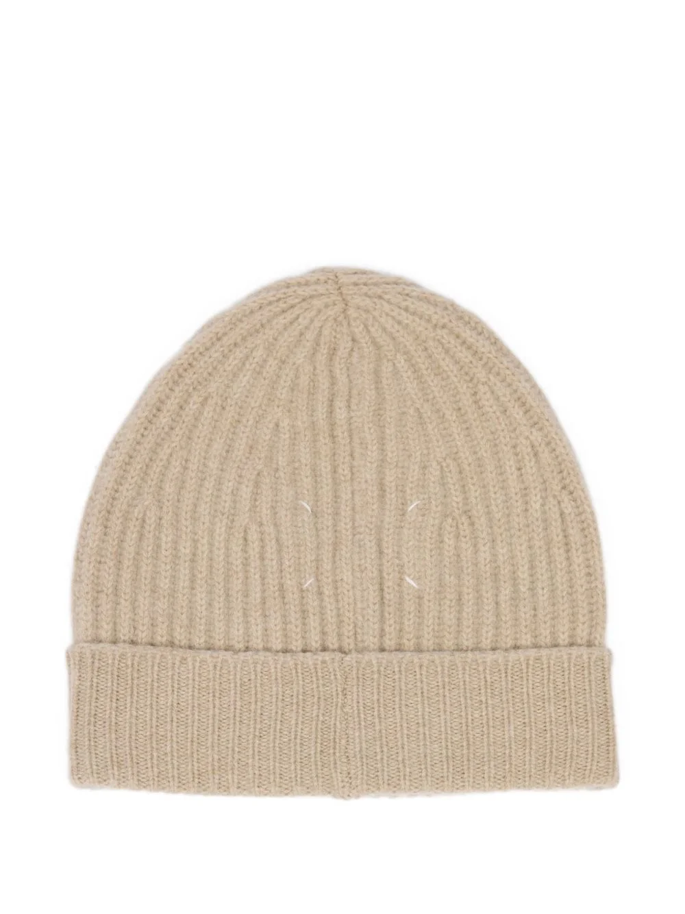 ribbed wool beanie - 1
