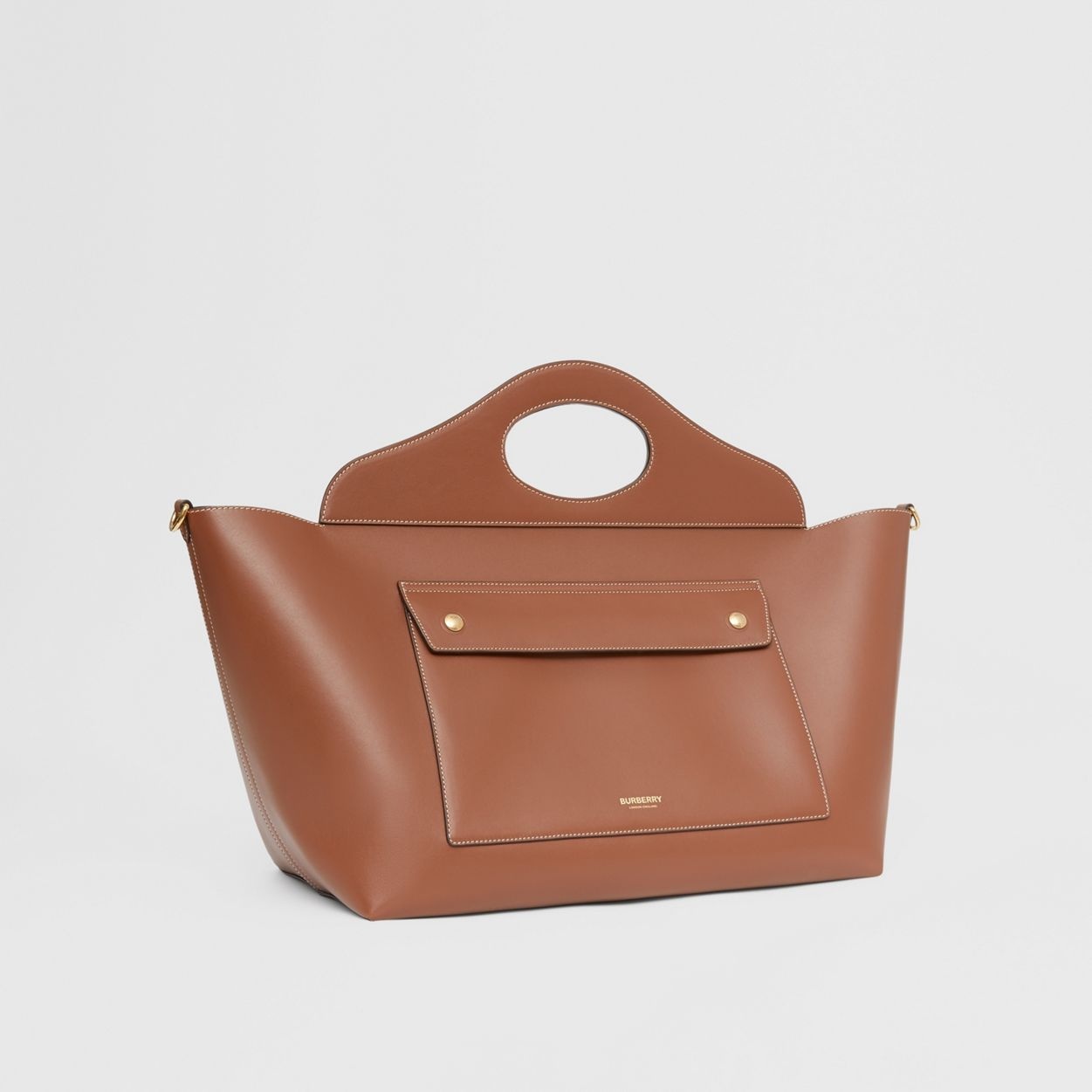 Medium Leather Soft Pocket Tote - 7