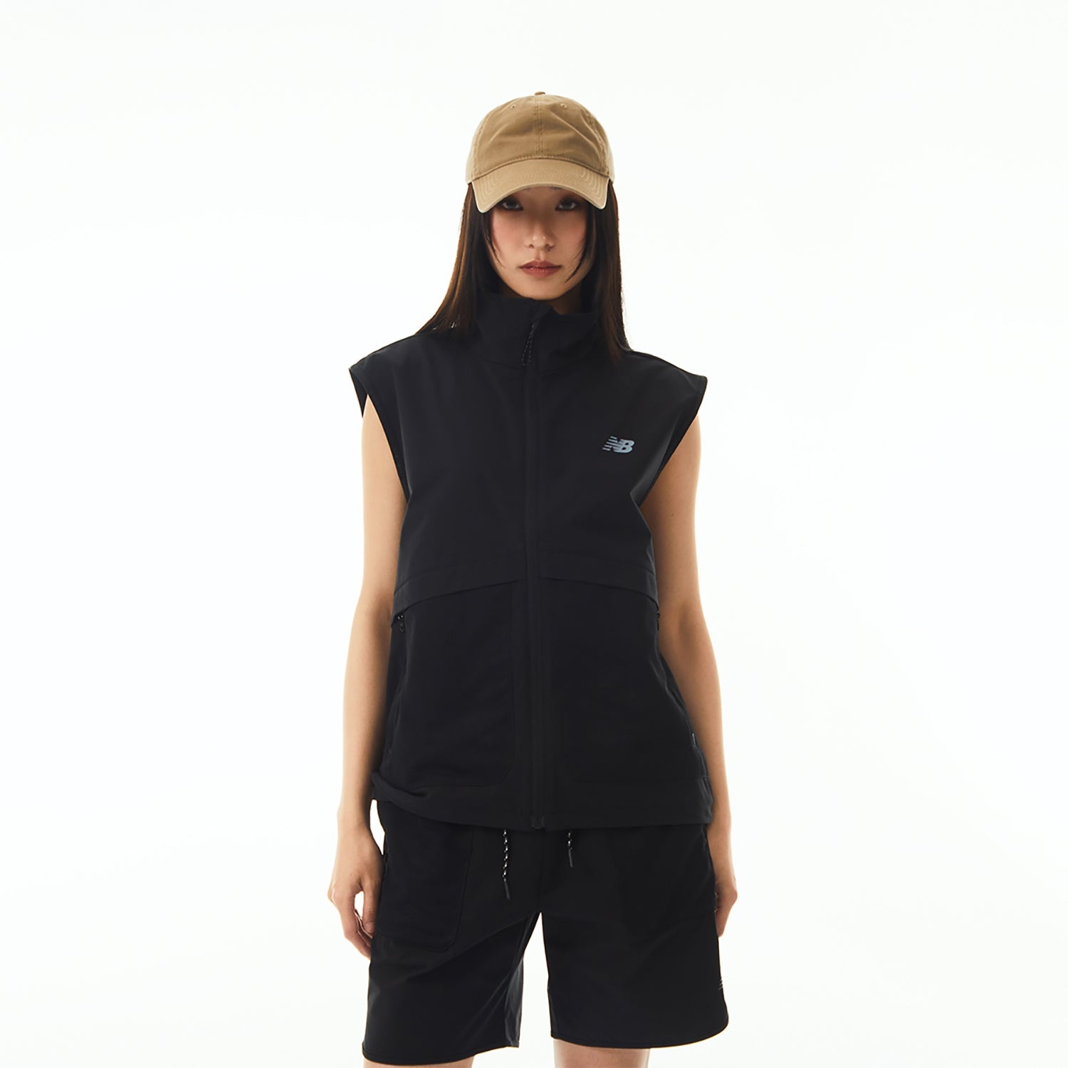 New Balance NB Logo Woven Vest 'Black' NJE24181-BK - 3