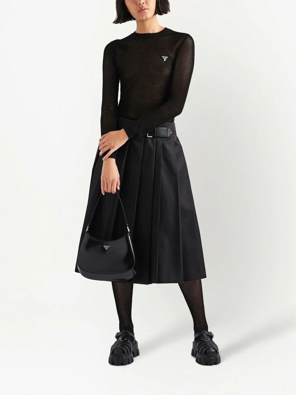 high-waisted pleated skirt - 2