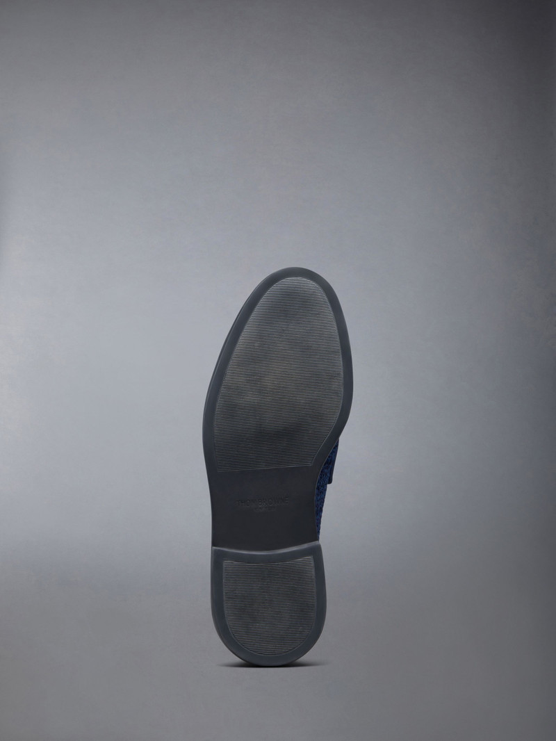 penny-slot tweed loafers 6