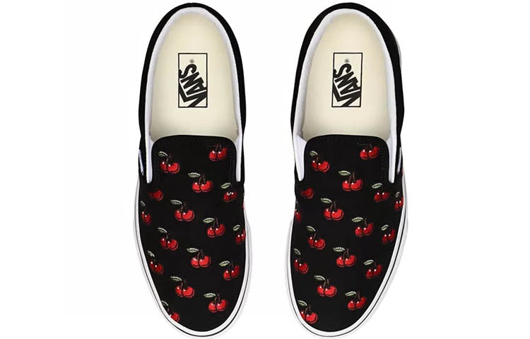 Vans Classic Slip-On 'Cherries Black' VN0A4U38L6M - 4