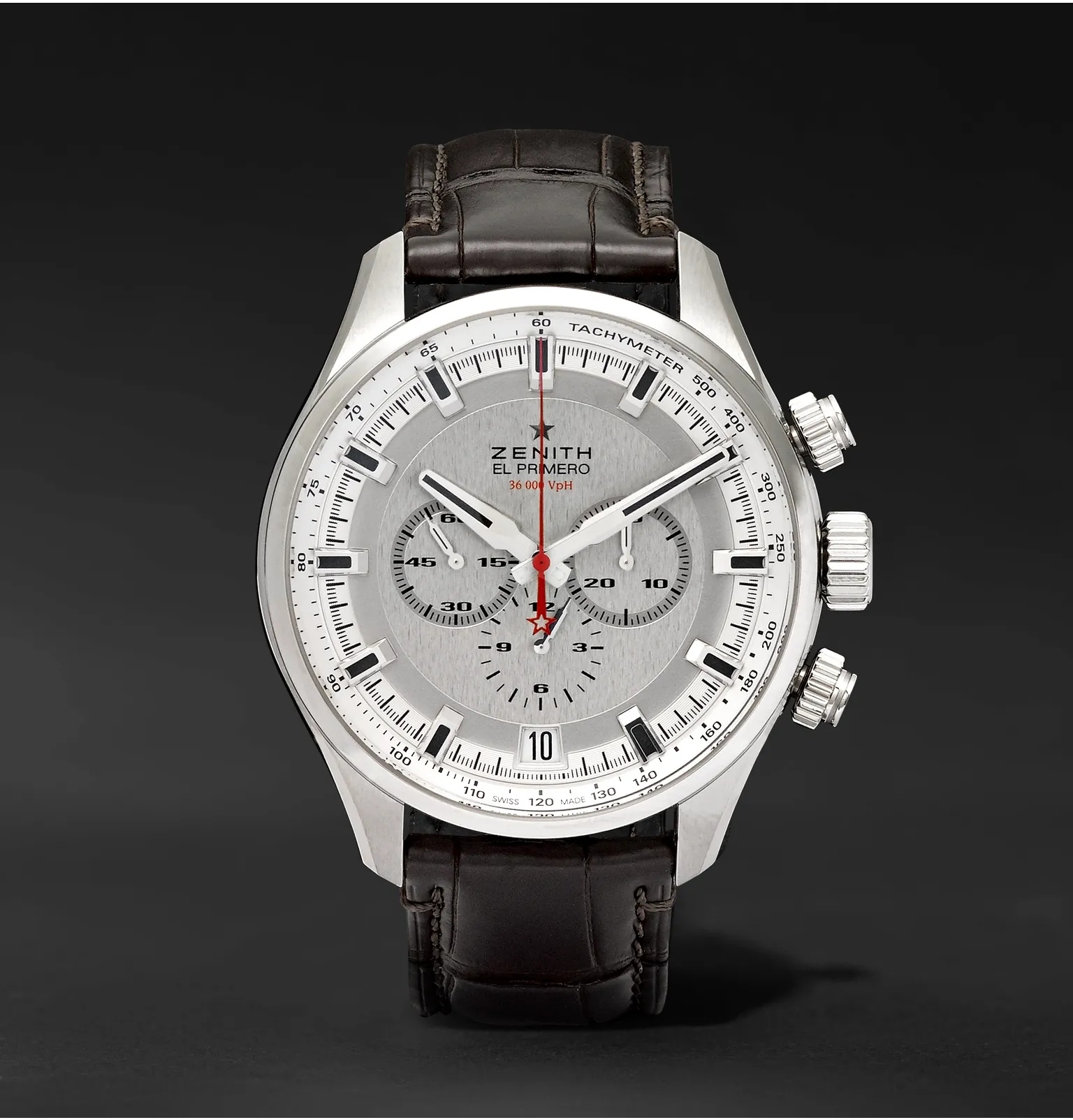 El Primero Sport 45mm Stainless Steel and Alligator Watch, Ref. No. 03.2280.400/01.C713 - 1