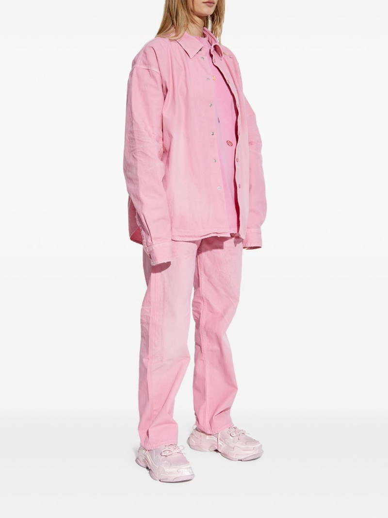 BALENCIAGA logo-embroidered shirt outlook