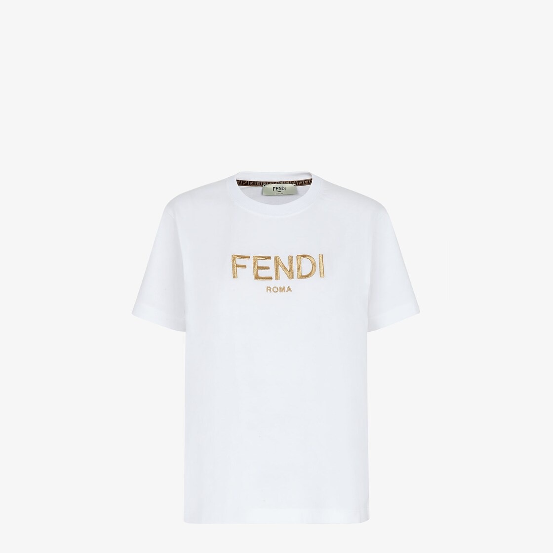 White jersey T-shirt - 1