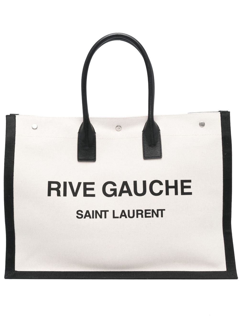 Rive Gauche leather tote bag - 1