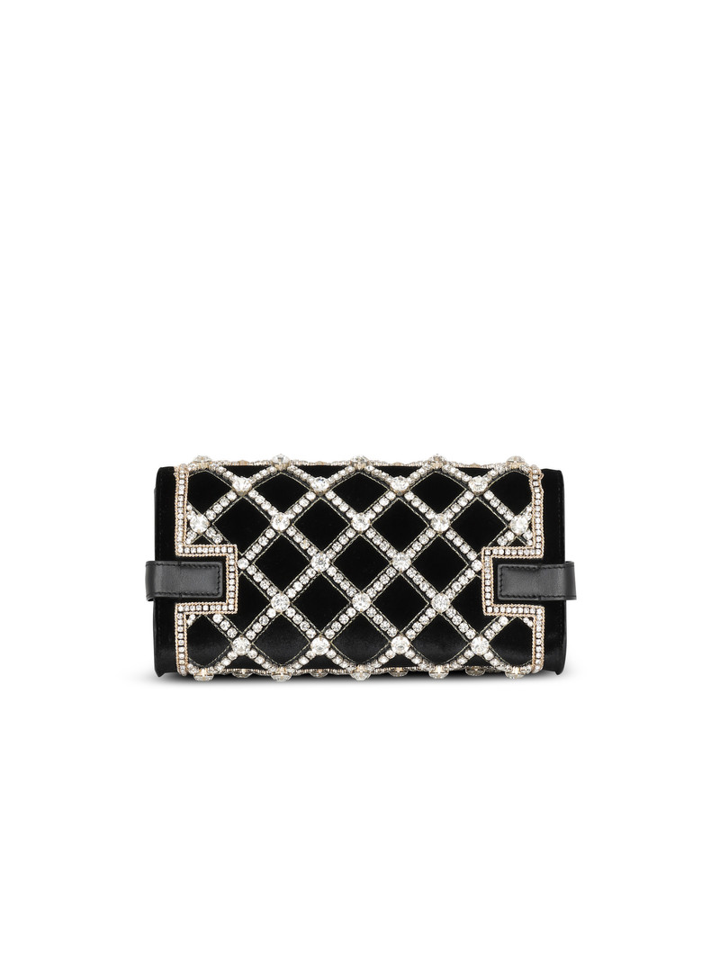 B-Buzz 23 velvet and pearl clutch 4