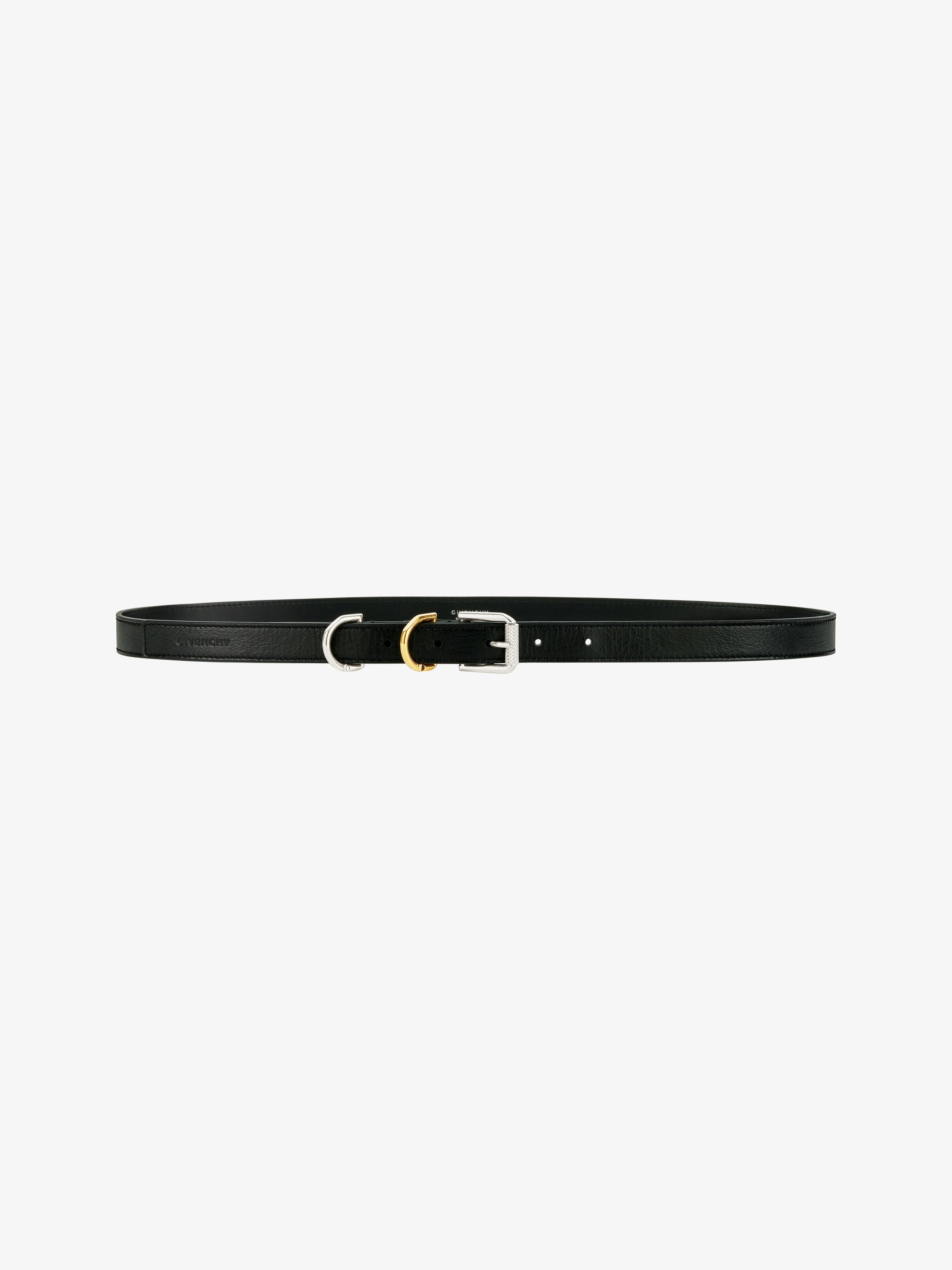 VOYOU BELT IN LEATHER - 1