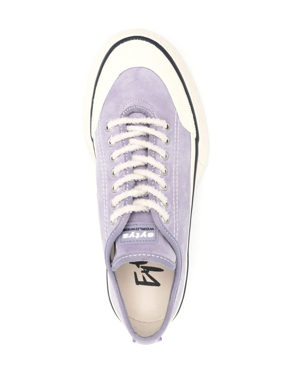 Laguna suede lace-up sneakers - 4