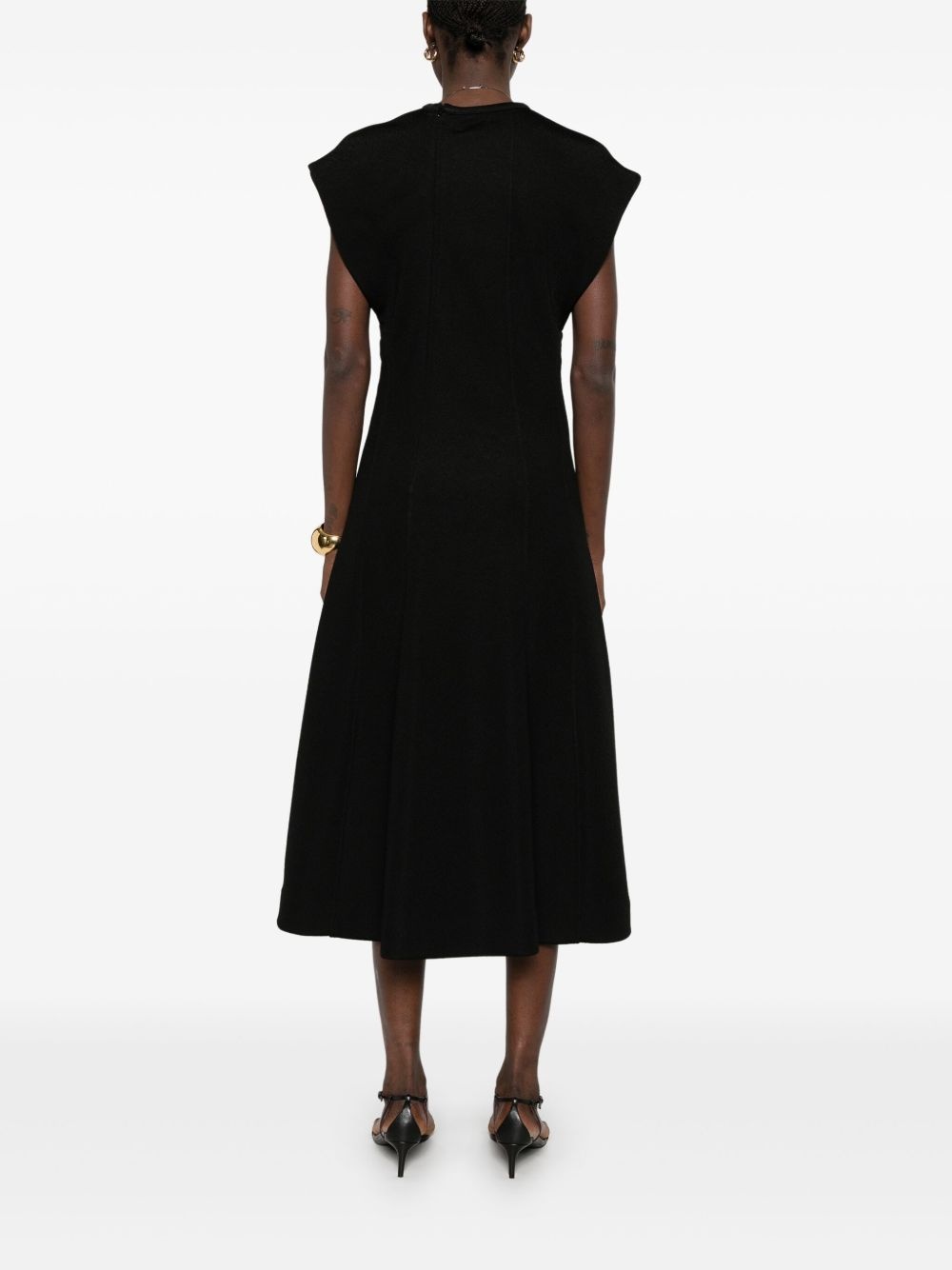 ribbed midi dress - 4