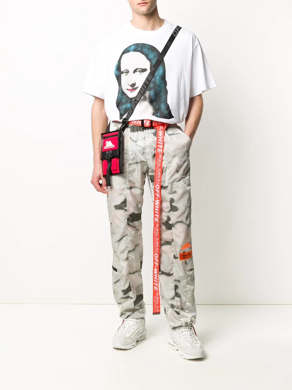 Mona Lisa-print oversized T-shirt - 2