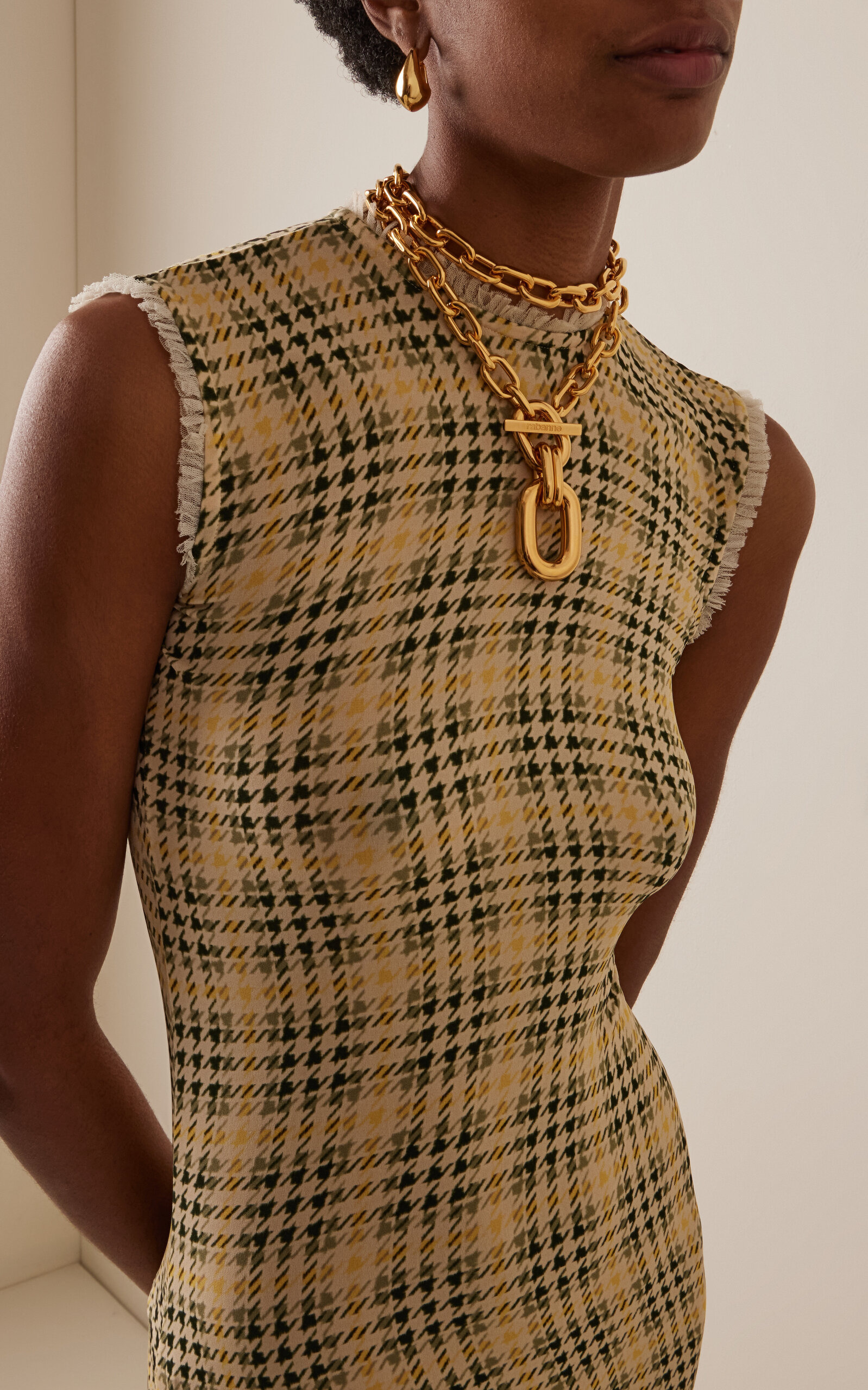 XL Link Pendant Necklace gold - 2