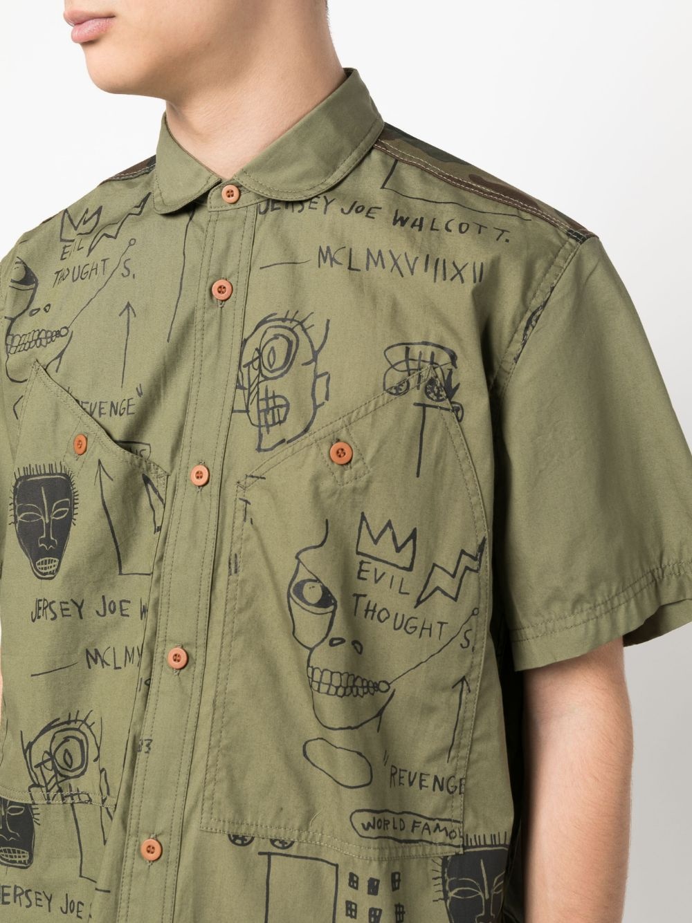 graphic-print cotton shirt - 5