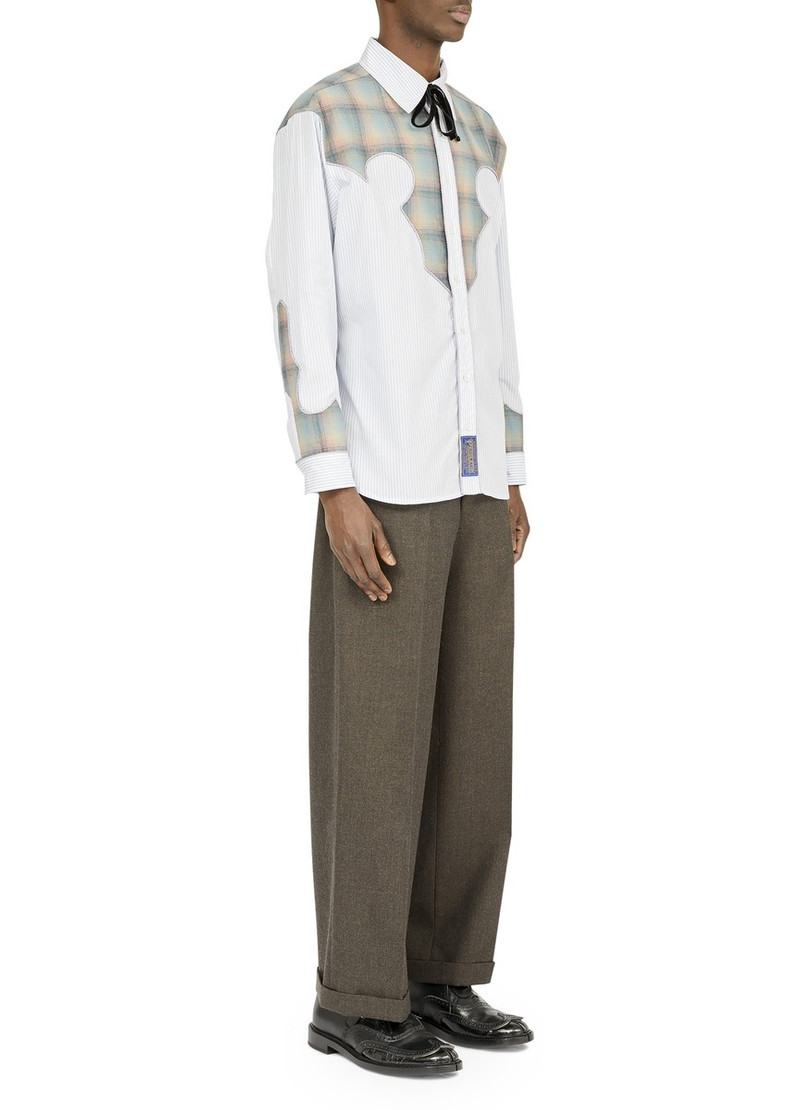 Pendleton yoke pinstripe shirt 4