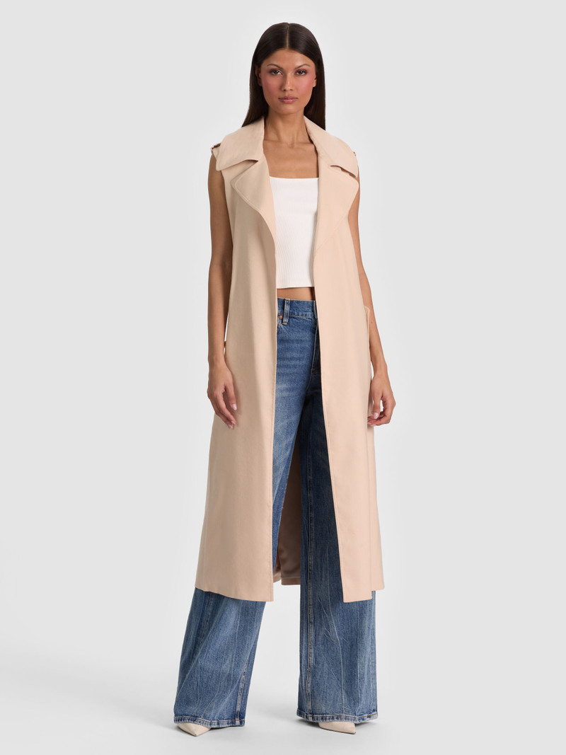 KEITH SLEEVELESS LINEN TRENCH 1