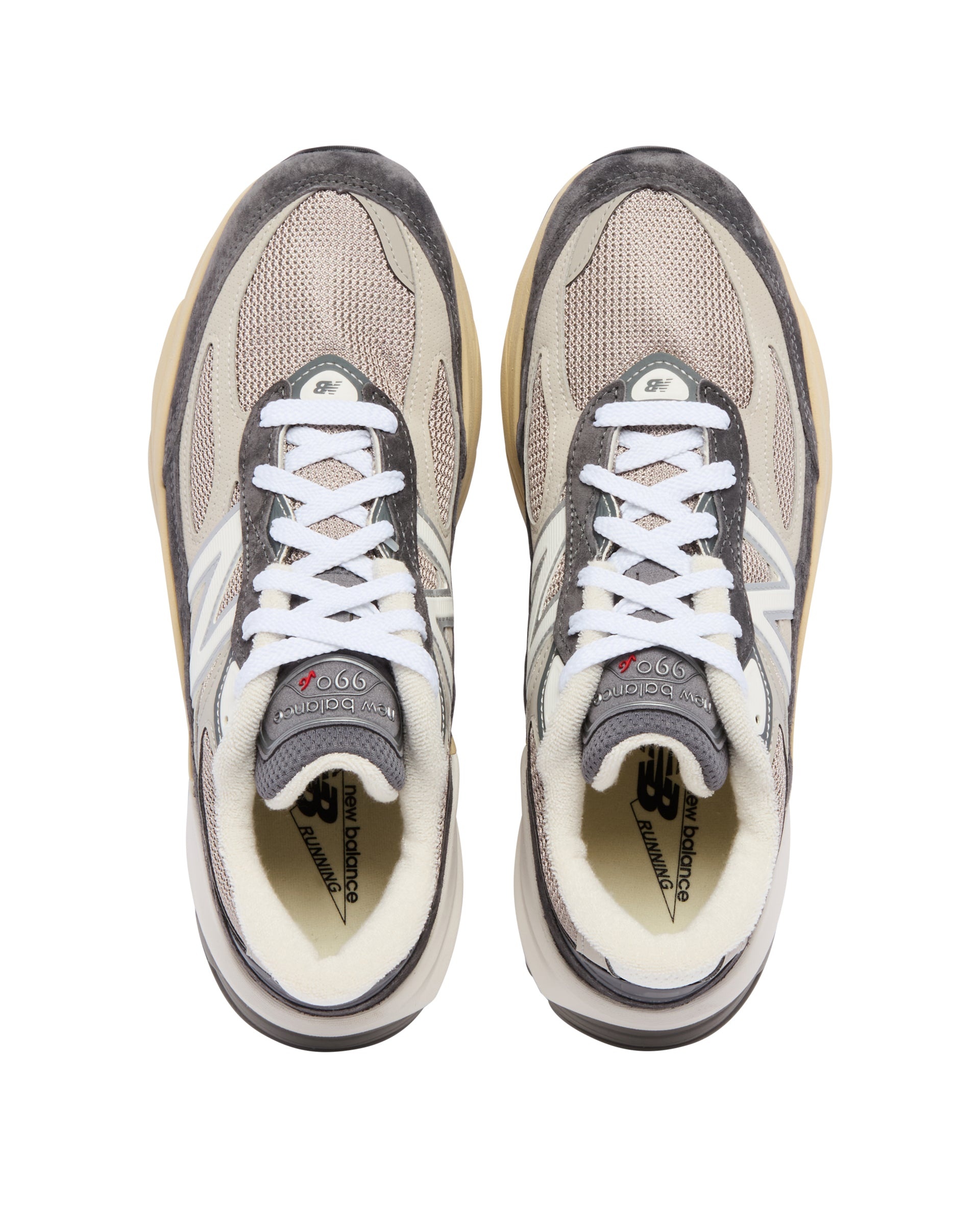 Gray Made in USA 990v6 Sneakers - 3