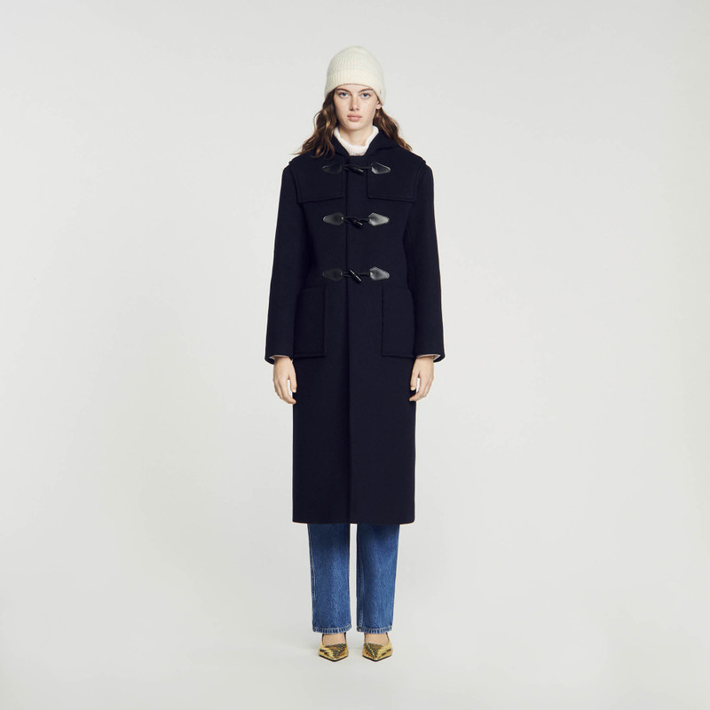Sandro Long duffle coat outlook