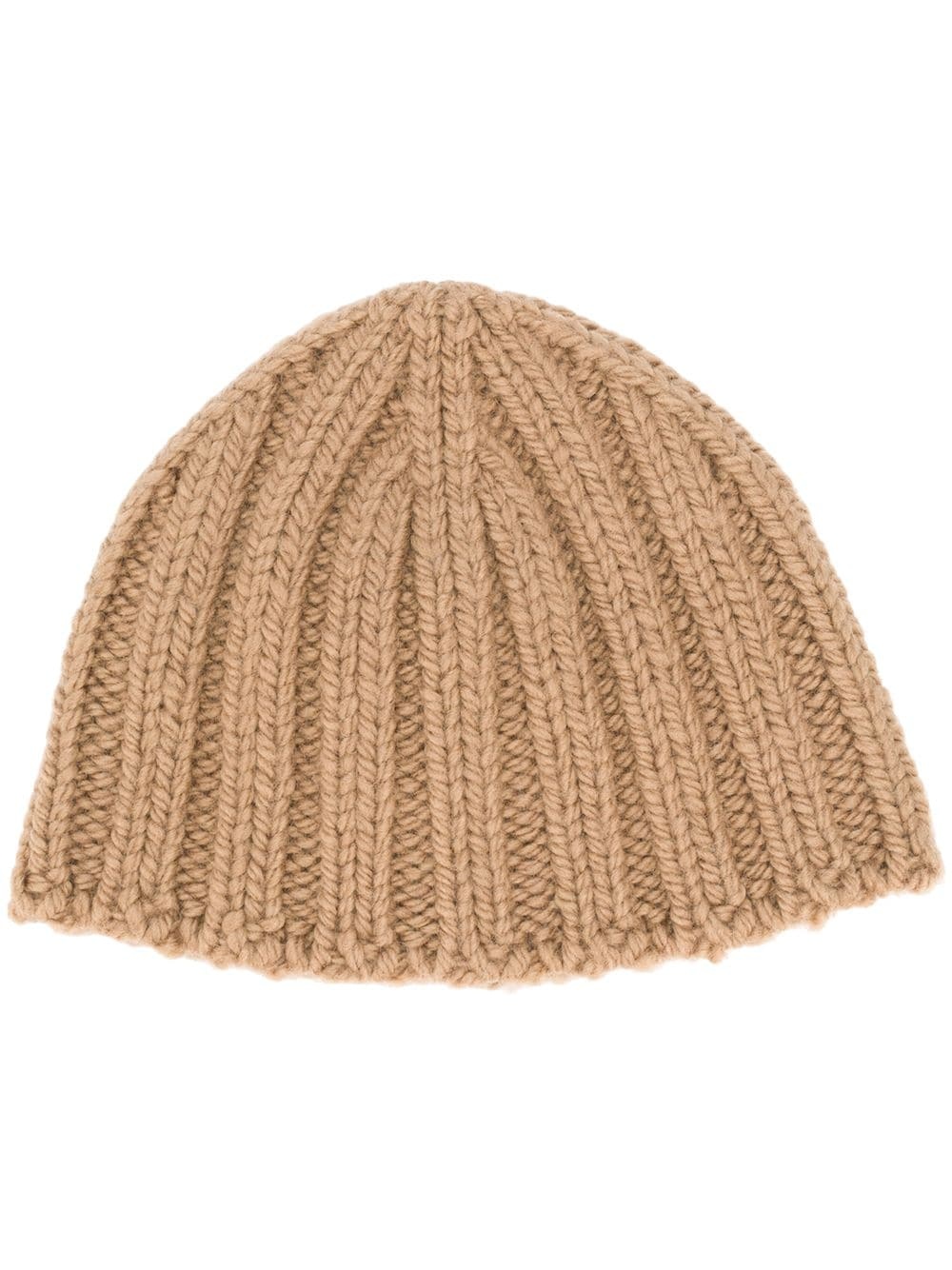 knitted wool hat - 1