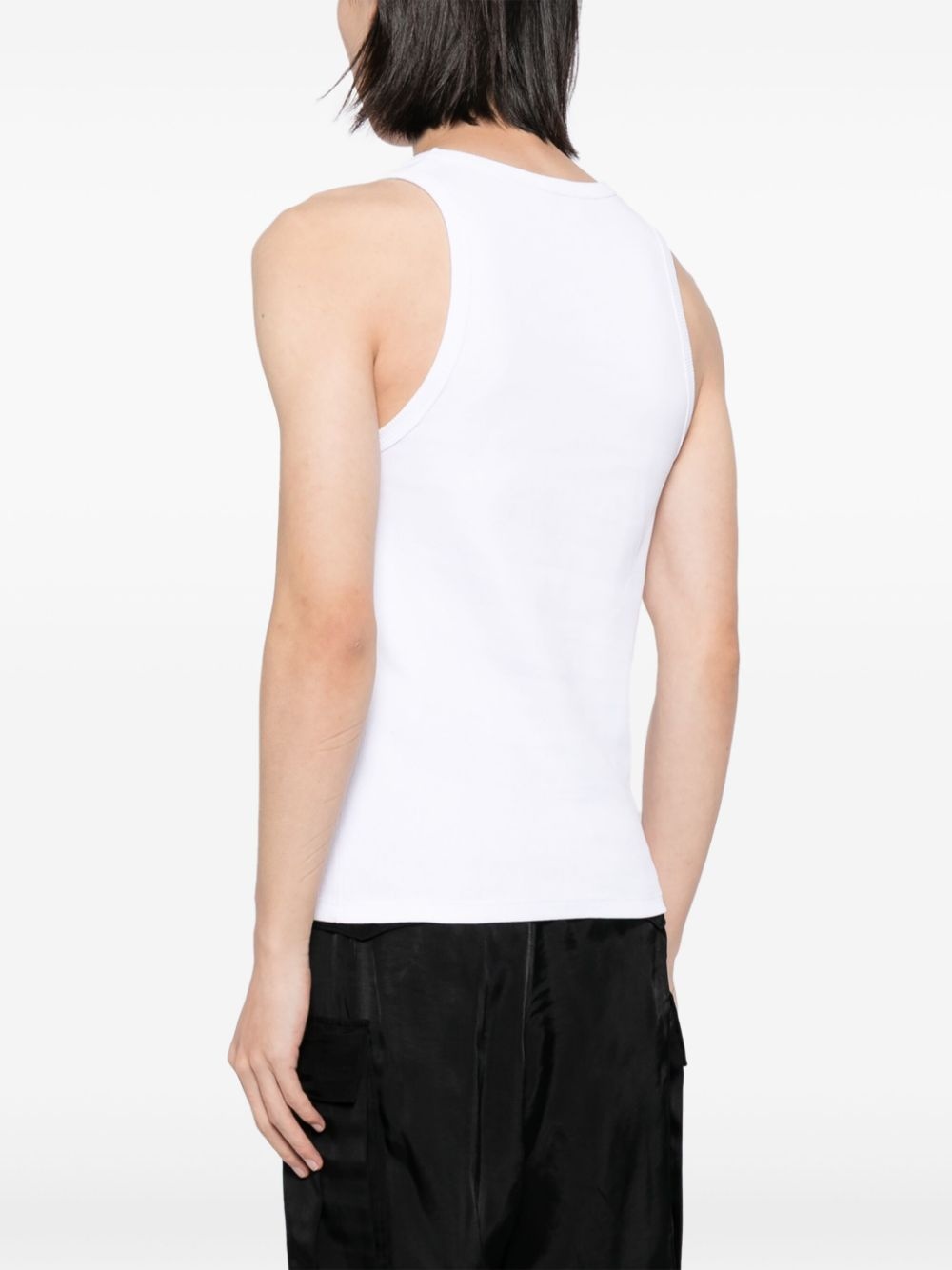 logo-print tank top - 4