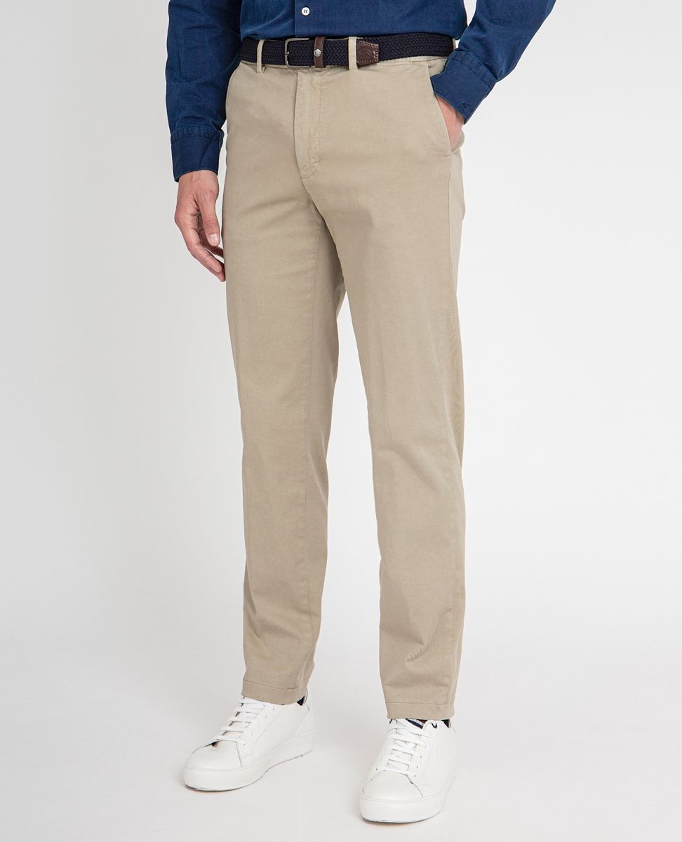 Stretch organic cotton soft touch trousers - 2