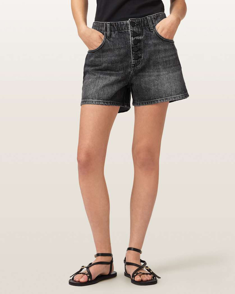 TAY MID RISE DENIM SHORTS 3