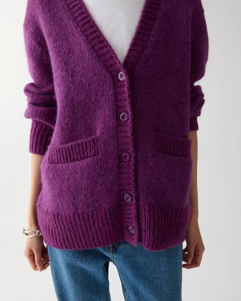 Fuzzy Oversized Cardigan 3