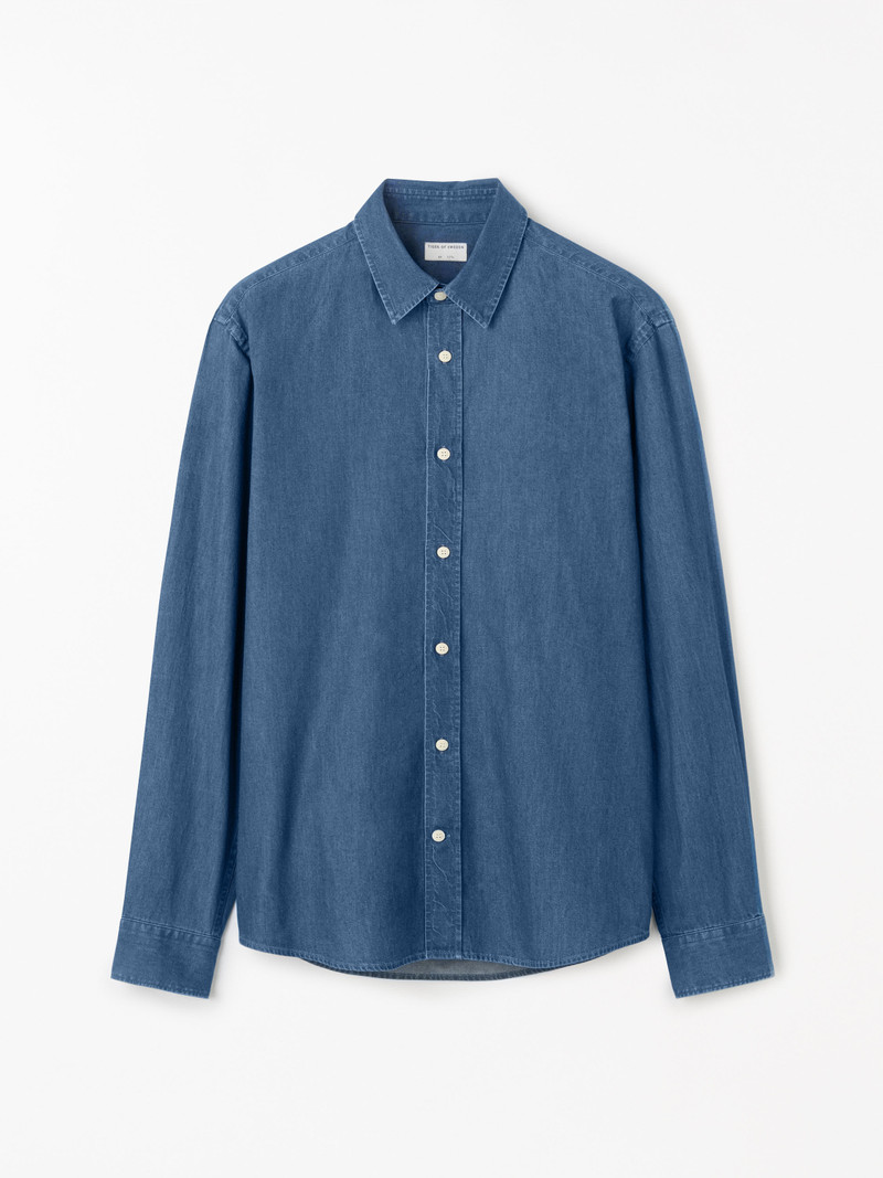 Spenser Cotton Indigo Shirt 1