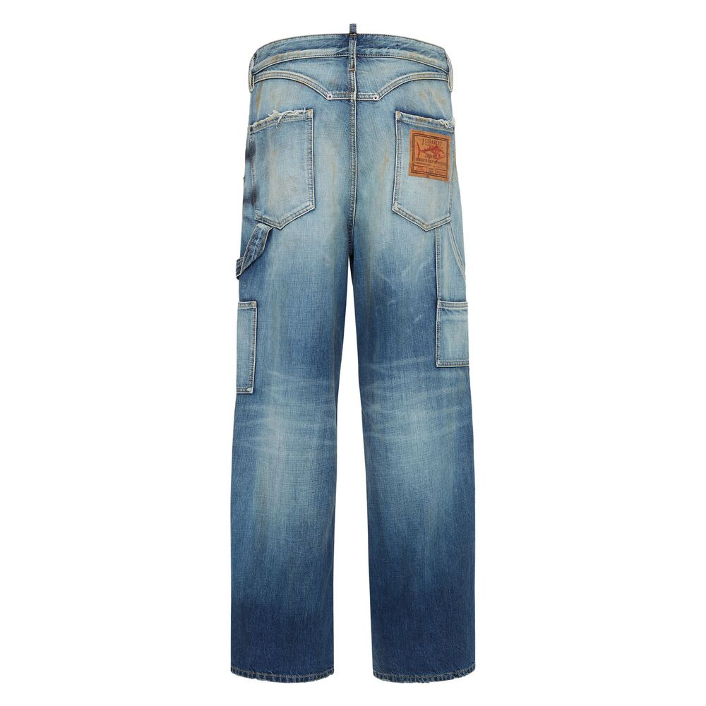 Dsquared2 Blue Denim - Loose-Fit Jeans Men - 2