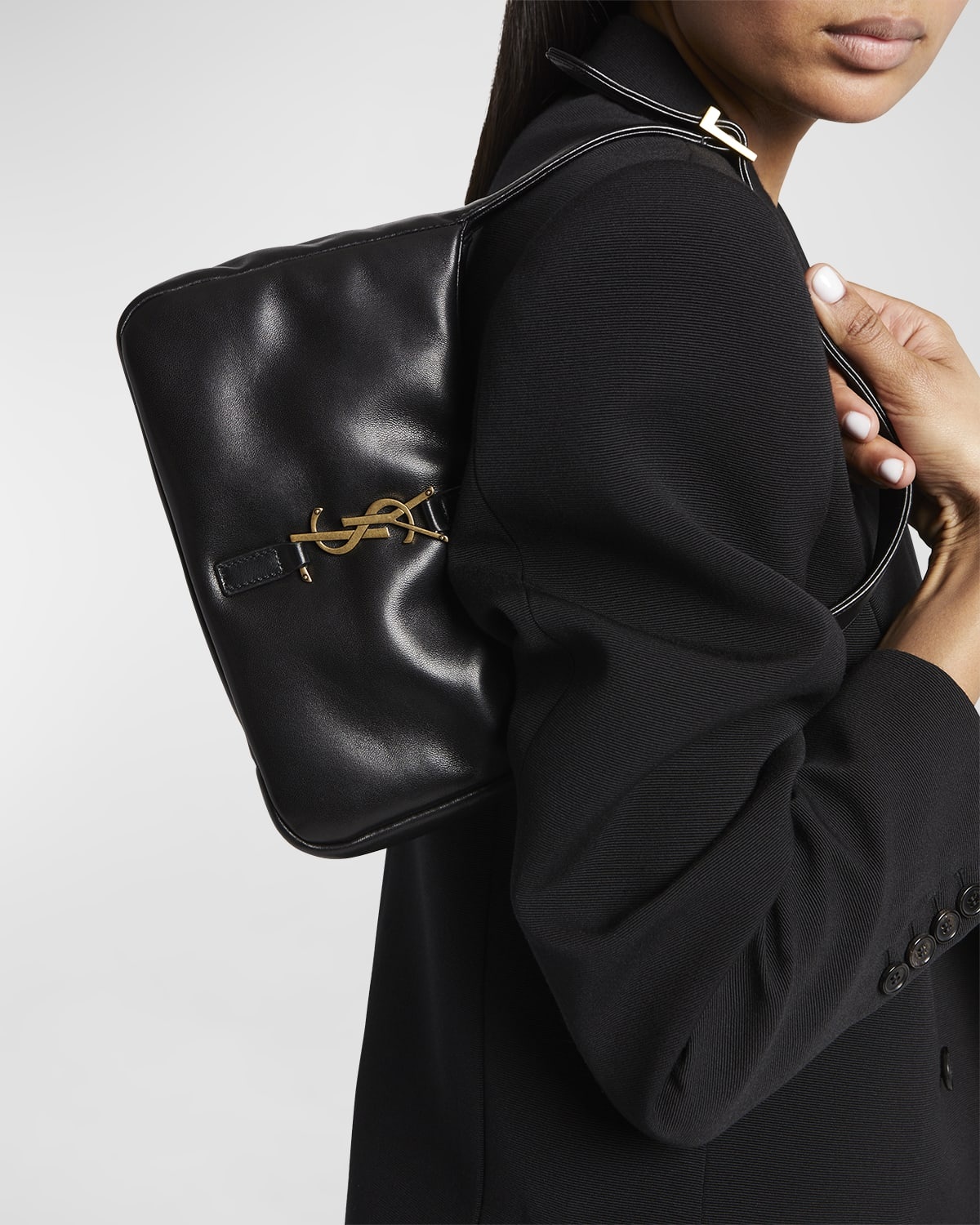 Le 5 A 7 YSL Shoulder Bag in Padded Smooth Leather - 5