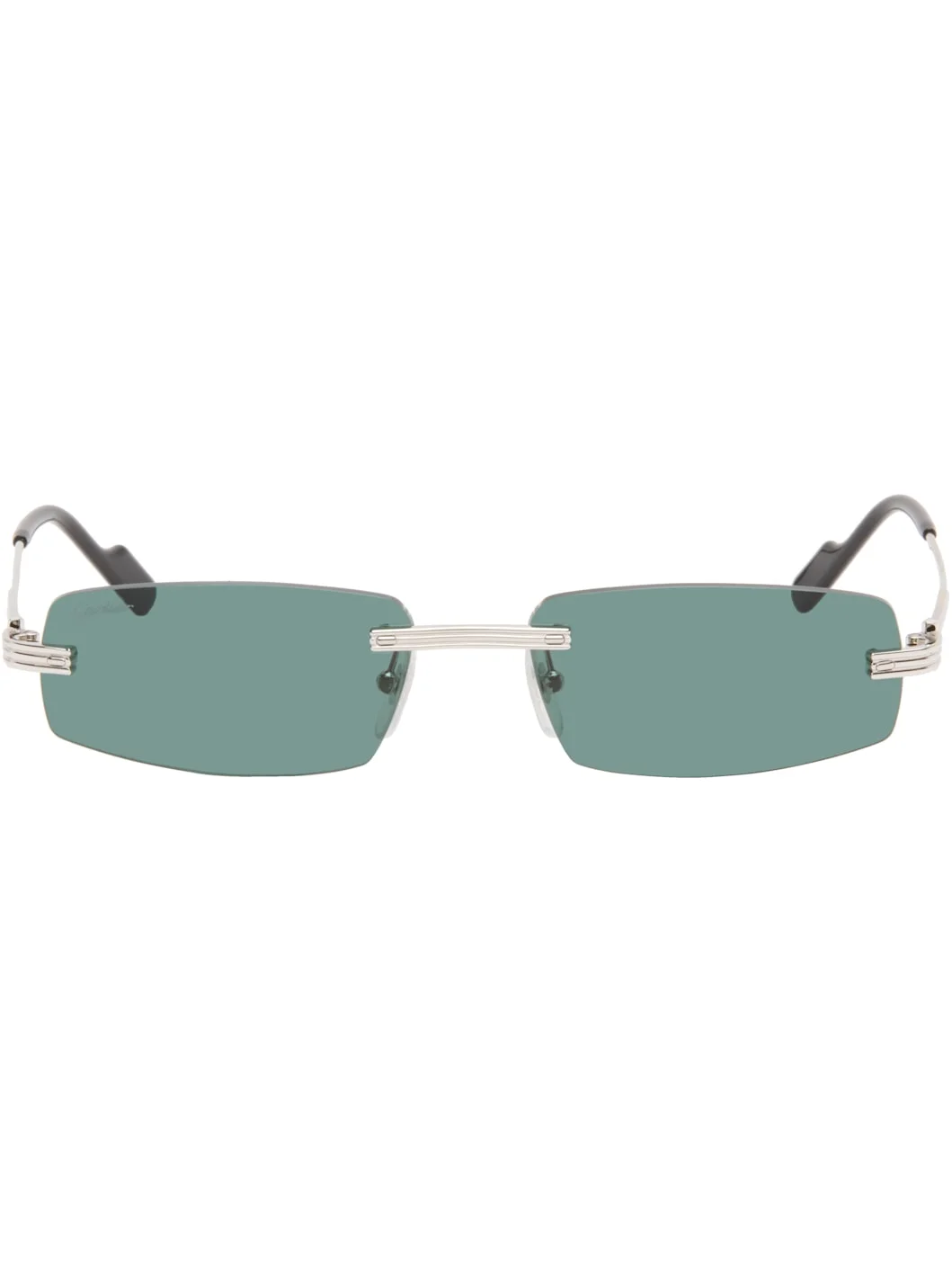 Silver 'Première de Cartier' Sunglasses - 1